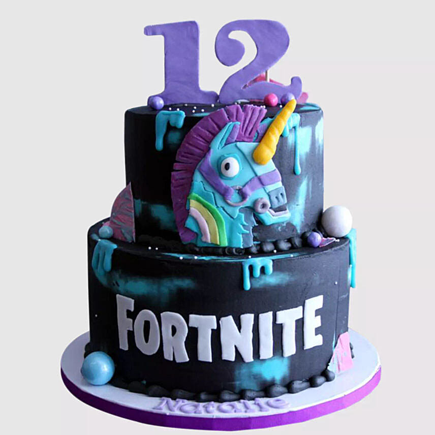 Fortnite Unicorn Cake Chocolate Cake 4 Kg