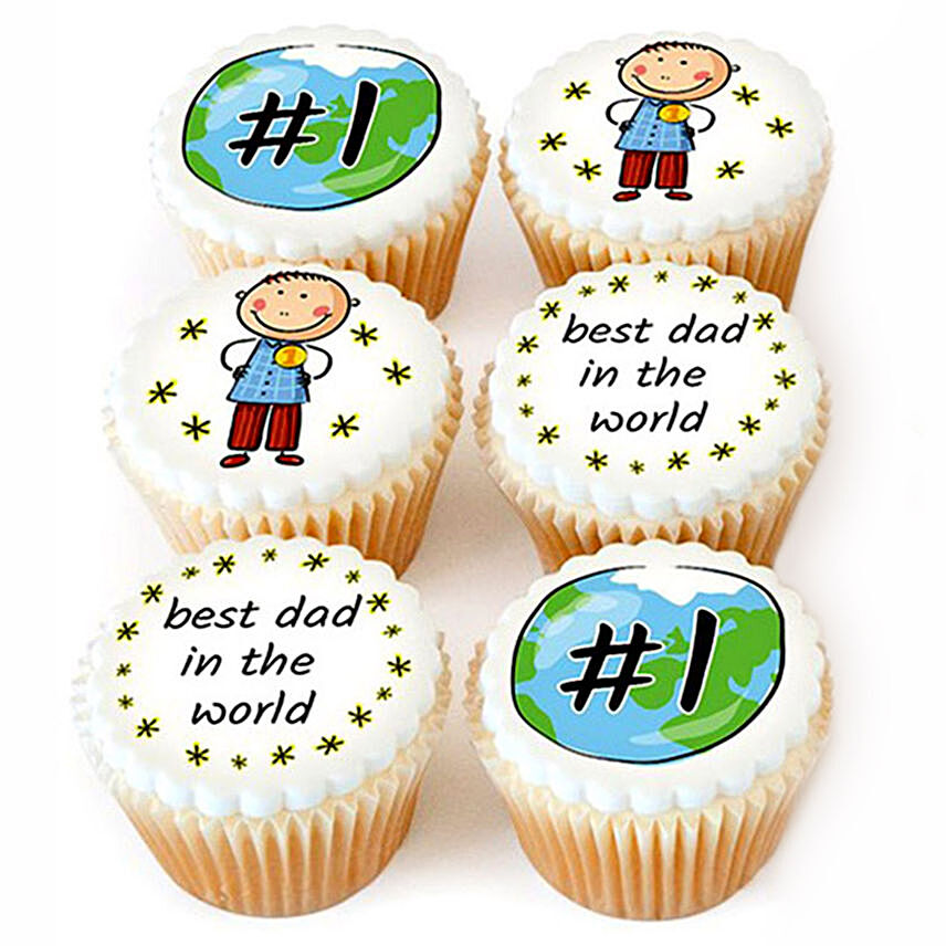 Best Dad In The World Cupcakes