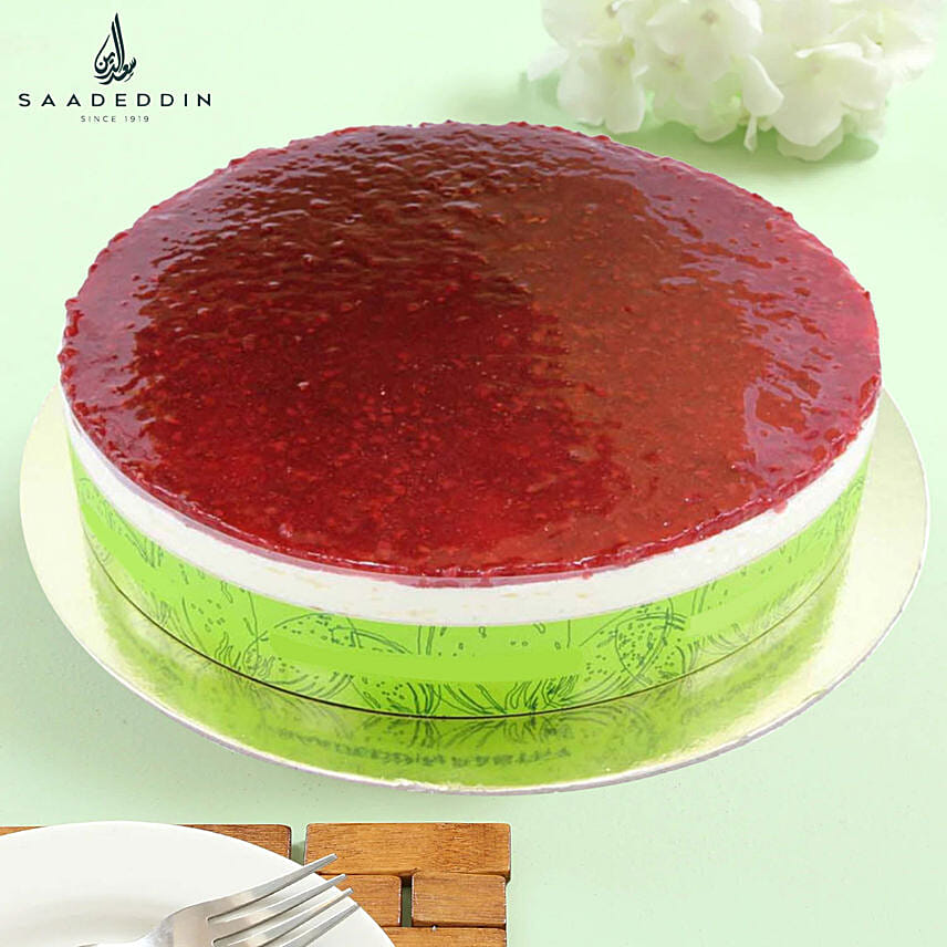 Raspberry Cheese Cake Medium 8 Portions