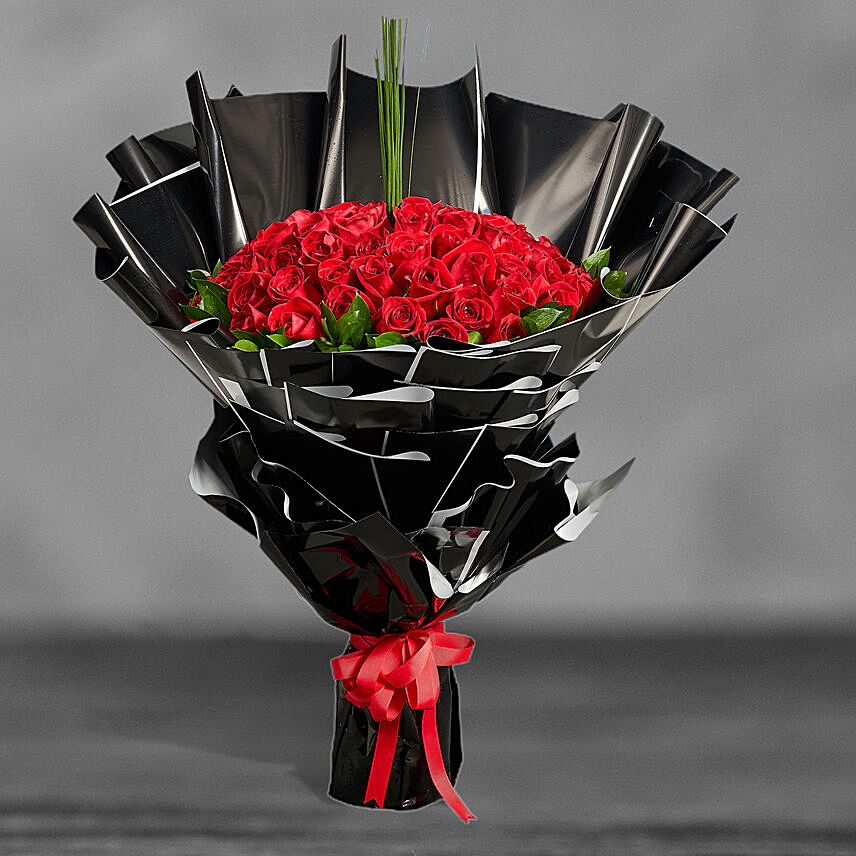 Ravishing Red Roses Premium Bouquet