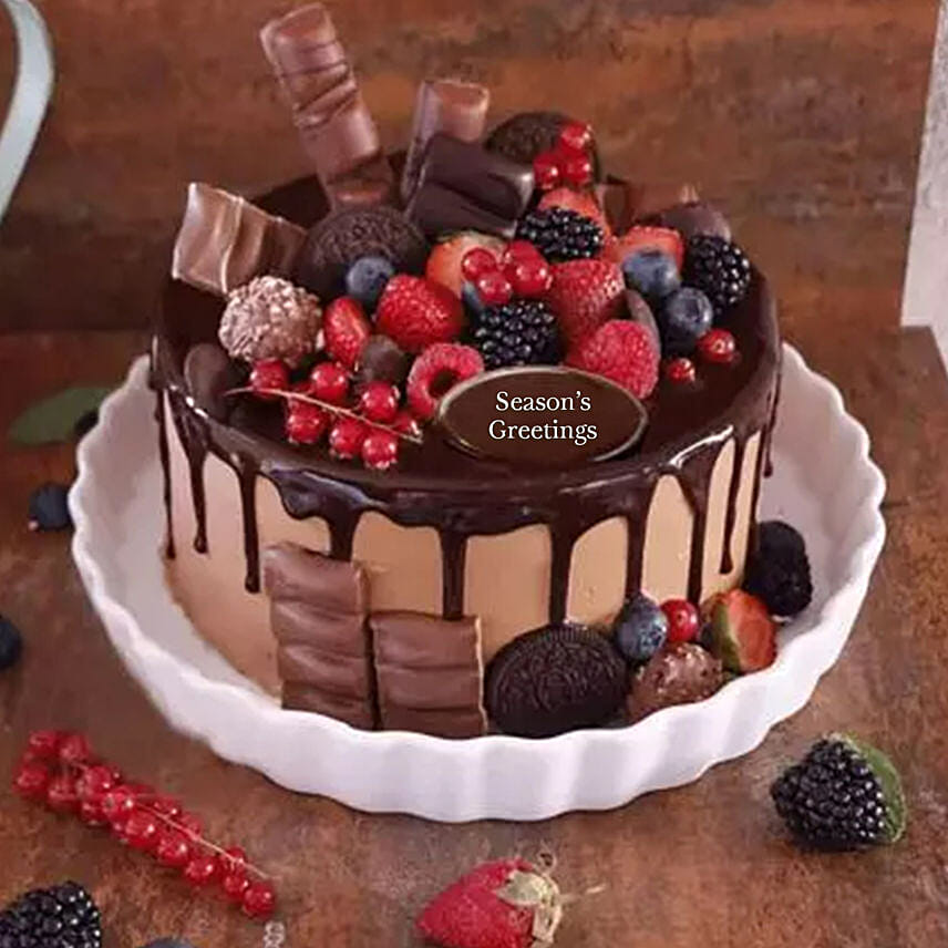 Candy Topped Chocolate Cake 1 Kg