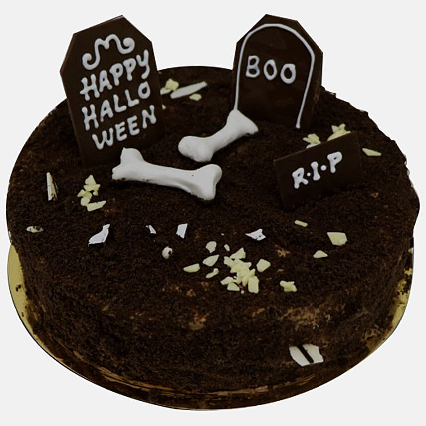 Graveyard Theme Halloween Cake 1Kg
