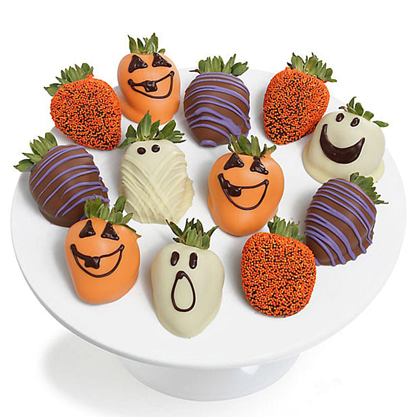 Spooky Chocolaty Strawberries