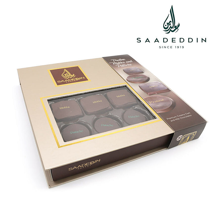 Mocha Belgian Chocolates Box