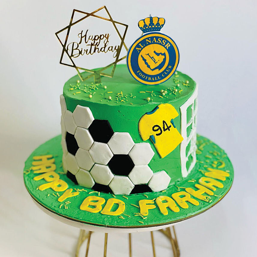 Delicious Football Vanilla Cake 2 Kg