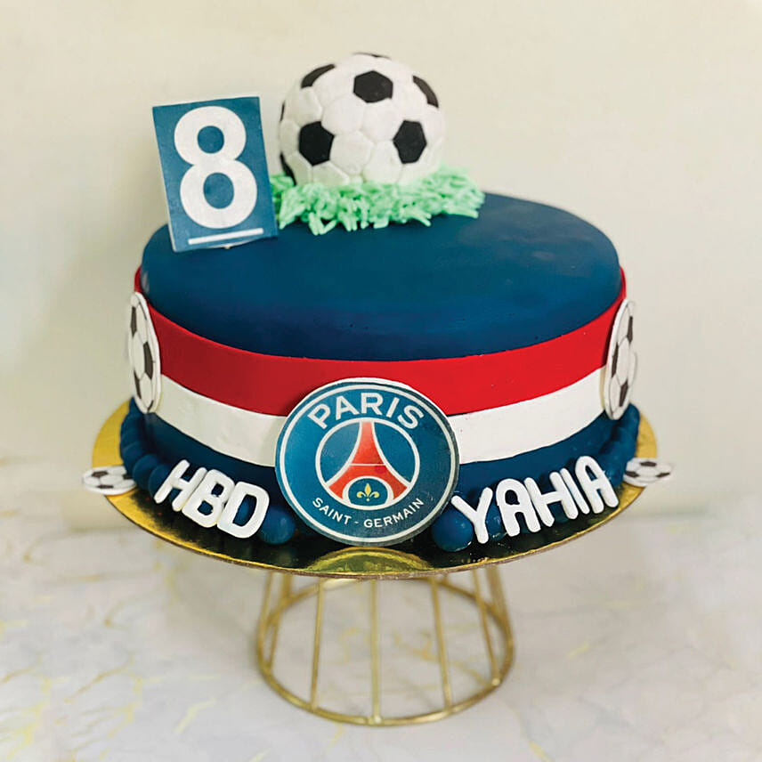 Football Shaped Chocolate Cake 1.5 Kg