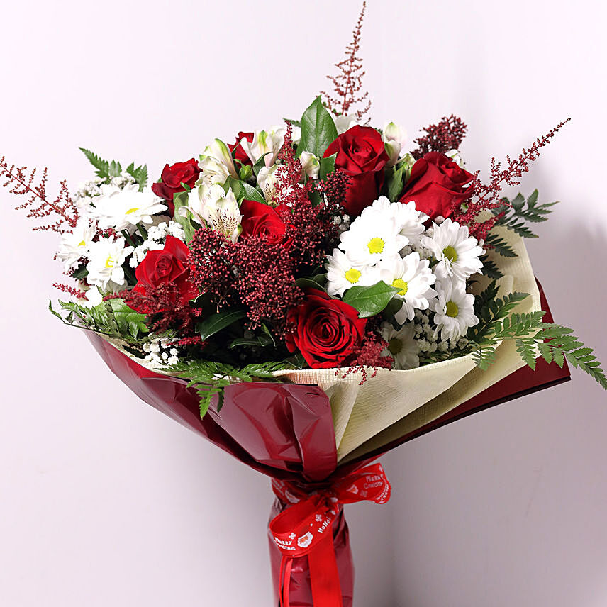 Celebration With Themed Flower Bouquet