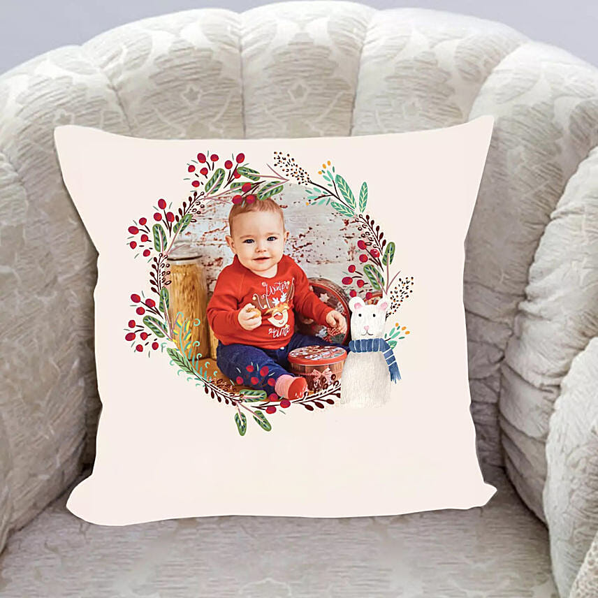 First Celebration Personalised Cushion