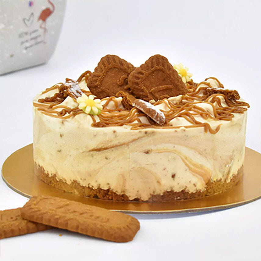 Flavourful Lotus Cheesecake Half Kg