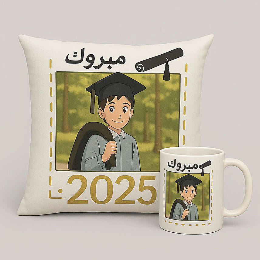 Personalize Your Ghibli Graduation Cushion N Mug