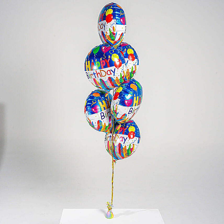 Birthday Party Colorful Balloons: 