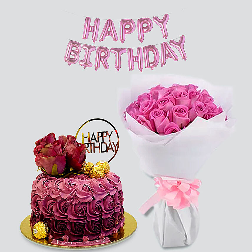 Delightful Pink Moment: Send Balloons to Saudi Arabia