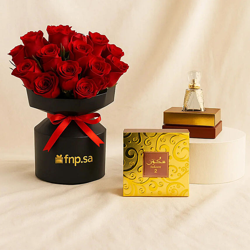 Red Rose Bouquet N Sukoun 2 EDP For Men 50ML: Fathers Day Gifts to Saudi Arabia