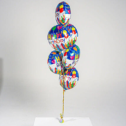 Birthday Party Colorful Balloons: 