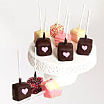 Belgian Chocolate Cheesecake Pops