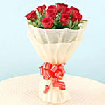 Romantic Roses & Tiramisu Cake 8 Portions