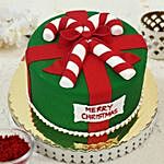 Merry Christmas Theme Cake 16 Portions Vanilla