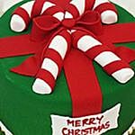 Merry Christmas Theme Cake 8 Portions Vanilla