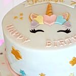 Pretty Unicorn Theme Cake 8 Portions Vanilla