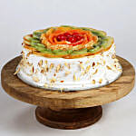 Creamy Vanilla Fruit Cake Half Kg