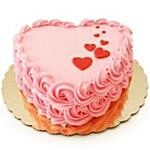 Delightful Heart Red Velvet Cake Half Kg