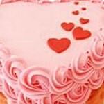 Delightful Heart Red Velvet Cake Half Kg