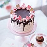 Dripping Chocolate Cream Cake Half Kg