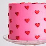 Sultry Red Hearts Chocolate Cake 1.5 Kg