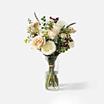 Blissful Assorted Rose Vase Arrangement