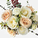 Blissful Assorted Rose Vase Arrangement