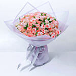 Exotic Peach Spray Roses Bouquet