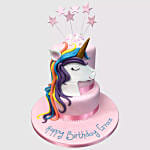 Starry Unicorn Chocolate Cake 3 Kg