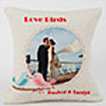 Love Birds Personalized Cushion