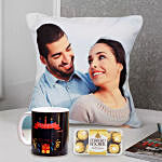 Personalised Cushion Combo Of Love