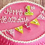 Happy First Birthday Vanilla Cake 1 Kg