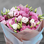 Blushing Pink Lisianthus Bouquet