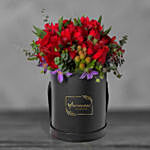 Radiant Red Roses In A Box