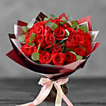 Simply Red Rose Bouquet
