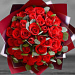 Simply Red Rose Bouquet