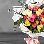 Yellow And Pink Flower Bouquet