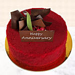 500 Grams Red Velvet Cake For Anniversary