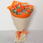 Bouquet Of Orange Roses