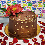 Chocolate Cake With Flower- 1.5 Kg