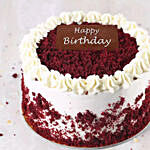 Half Kg Creamy Red Velvet Cake For Birthday