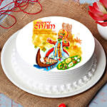 Happy Onam Festival Wishes Photo Cake