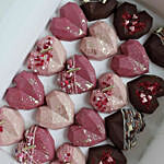 Heart Shape Chocolate Flavour Cakesicles