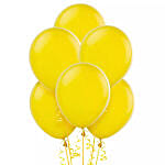 Yellow Helium Balloons