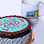 Best Dad Cake With Mug
