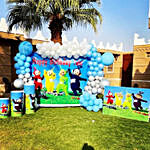 Personalised Kids Birthday Balloon Arch Decor