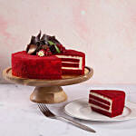 Half Kg Delicious Red Velvety Cake